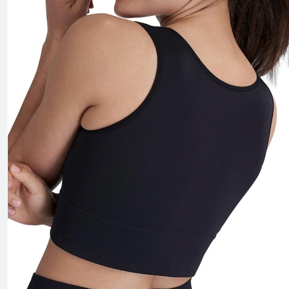 SPANX Black Seamless Crop Top - Picture 2 of 4